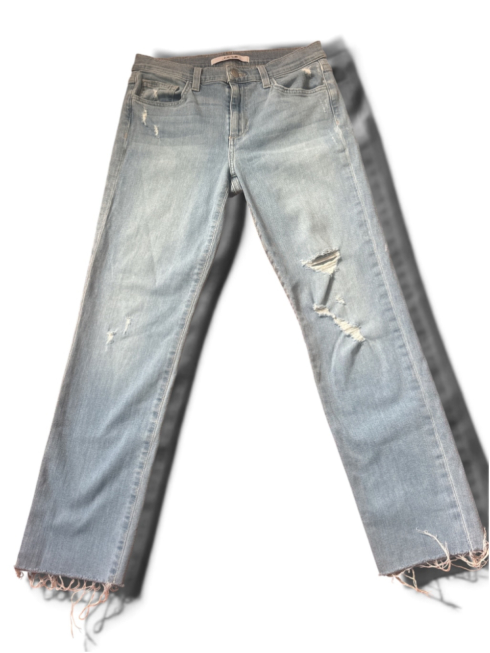 Joe's Jeans Lara Mid Rise Straight Ankle Jeans Light Blue Size 26